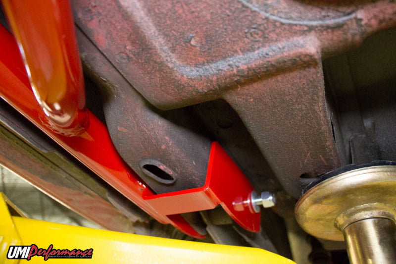UMI Performance 2004-B 3-Point Subframe Connectors Bolt-In Black