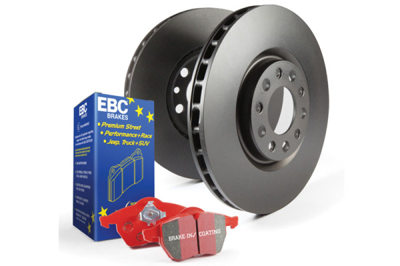EBC S12 Rear Brake Kit Redstuff Pads RK Premium Rotors S12KR1404