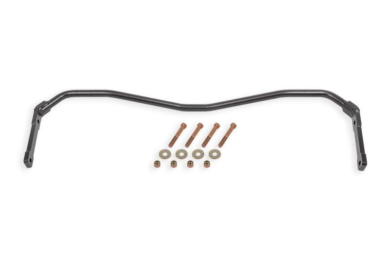 BMR 1964-1972 GM A-Body 1.00in Hollow Non-Adjustable Rear Sway Bar Kit - Black Hammertone