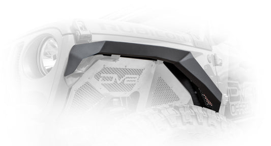 DV8 Offroad 2018+ Jeep Wrangler JL Armor Fenders w/ LED Turn Signal Lights - #FDJL-01