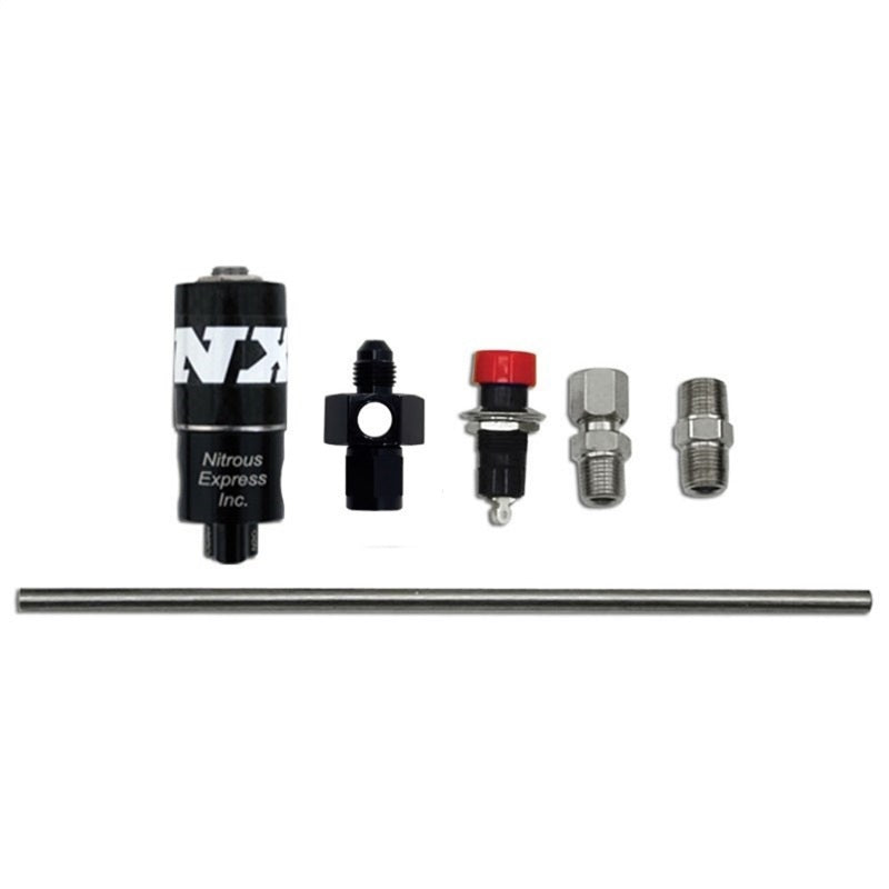 Nitrous Express Nitrous Purge Valve (4AN Manifold Push Button & Vent Tube) 15600