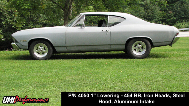 UMI Performance 4050R Rear Lowering Springs 1in Lowering for 1967-1972 A-Body
