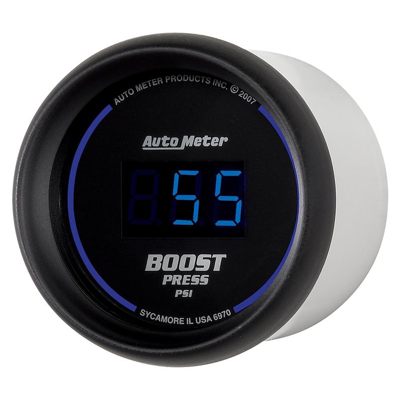 AutoMeter 6970 Cobalt Digital 52mm Digital 5-60 PSI Boost Gauge