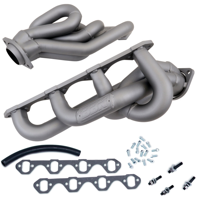 BBK Performance 1512 Shorty Tuned Length Headers 1-5/8 Titanium Ceramic for 1986-1993 Ford Mustang (5.0L) Excluding GT40P Heads