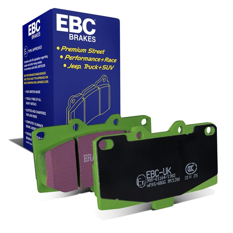 EBC 98-03 Nissan Skyline (R34) 2.5 GT (200) Greenstuff Front Brake Pads DP21200