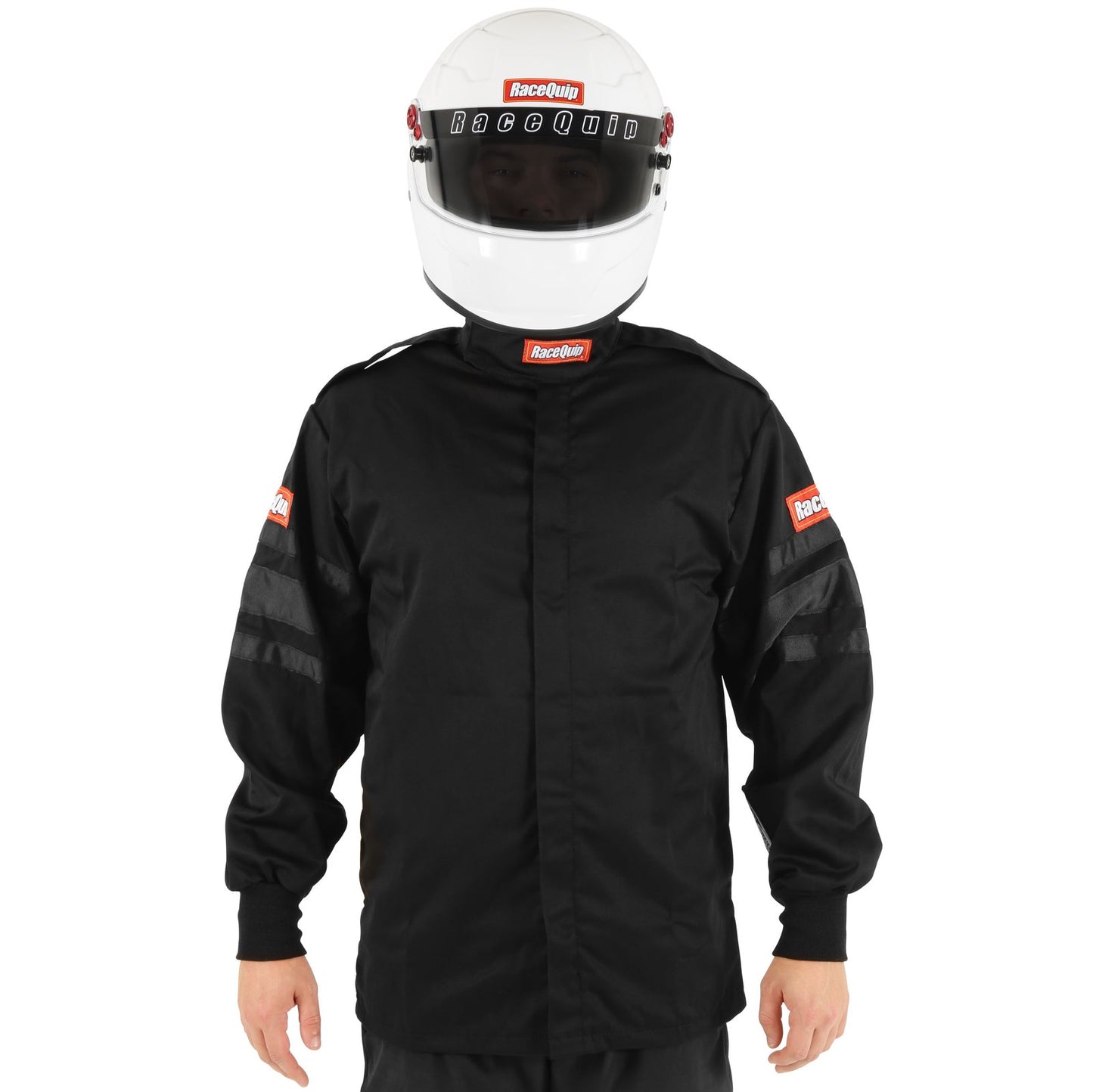 RaceQuip 111003 Black SFI-1 1-Layer Jacket - Medium
