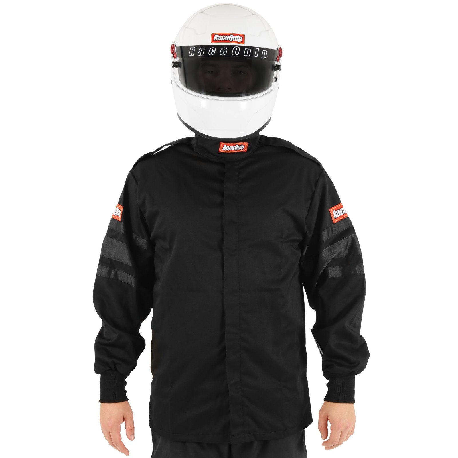 RaceQuip 111003 Black SFI-1 1-Layer Jacket - Medium