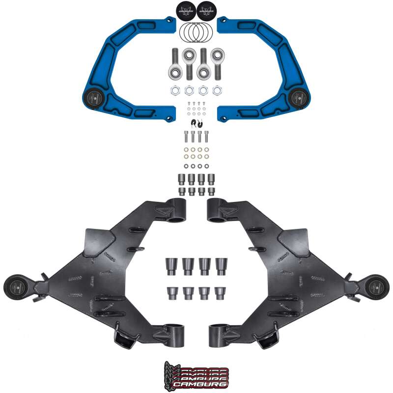 Camburg Engineering CAM-310217-KX-BLU KINETIK X-Joint XL Long Travel Kit +2 in Blue for 2022-2025 Toyota Tundra