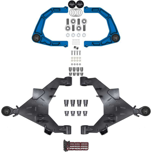 Camburg Engineering CAM-310217-KX-BLU KINETIK X-Joint XL Long Travel Kit +2 in Blue for 2022-2025 Toyota Tundra