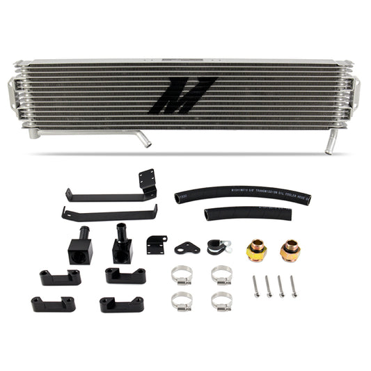 Mishimoto 17-19 GM 6.6L Duramax (L5P) Transmission Cooler - Silver - #MMTC-DMAX-17SL