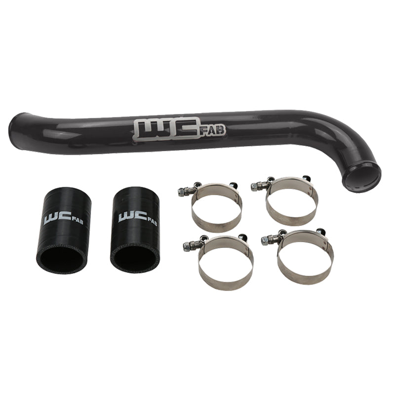Wehrli Custom Fabrication WCF100742-GW Upper Coolant Pipe Gloss White for 2017-2019 Chevrolet Silverado / GMC Sierra 2500 HD / 3500 HD 6.6L L5P Duramax