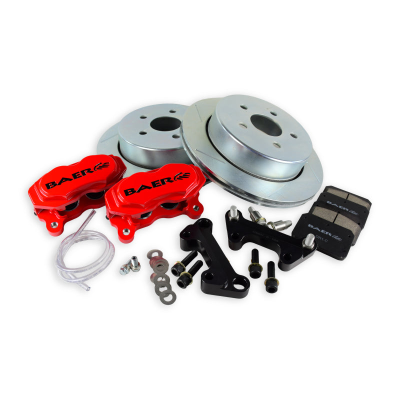 Baer Brakes 20-26 Jeep Gladiator 13in SS4 Rear SZ Brake Kit - Hugger Orange