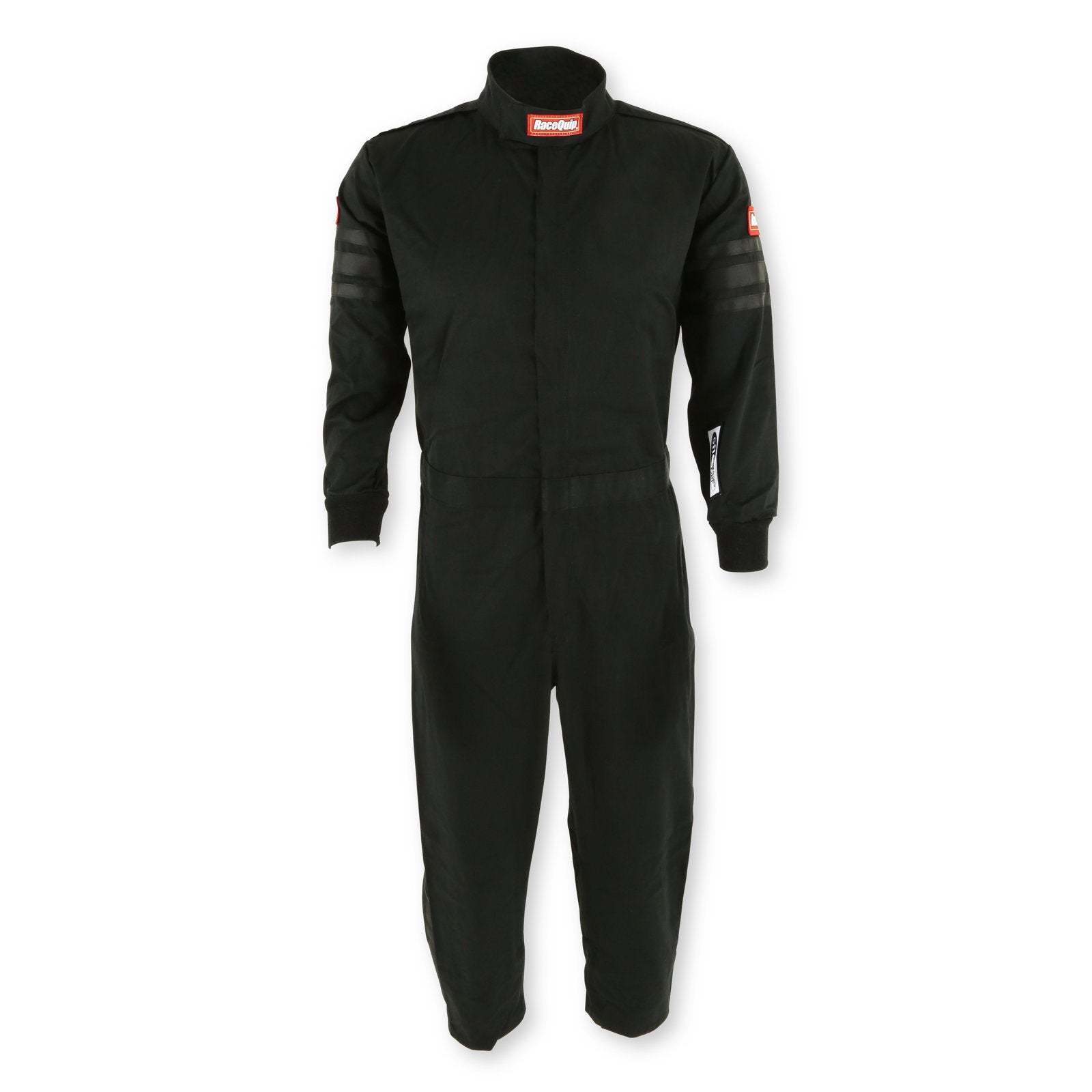 RaceQuip 1959995 Black Trim SFI-1 Junior Suit - Kids Large