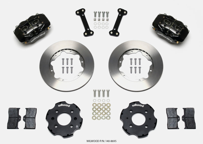 Wilwood Forged Dynalite Front Hat Kit 11.00in Integra/Civic w/Fac.240mm Rtr - #140-8695