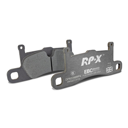 EBC Racing 12-15 Porsche 911 (991) Carrera 3.4L (Cast Iron Rotor Only) RP-X Rear Brake Pads DP82098RPX