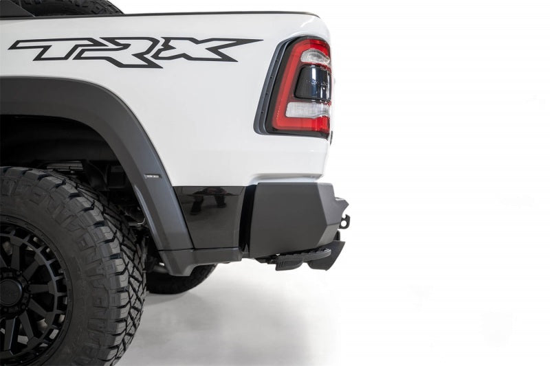 Addictive Desert Designs for 2021 Ram 1500 TRX Stealth Fighter Rear Bumper - Hammer Black