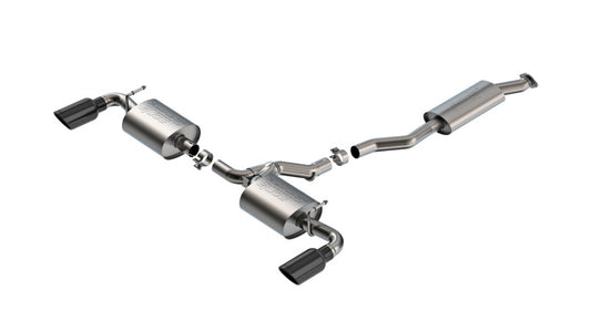 Borla 141009BC 19-25 Toyota RAV4 (excl. Hybrid) 2.25 S-Type Cat Back Exhaust - Black Chrome - #141009BC