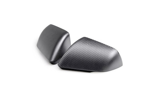 Ford Racing for 2024-2025 Mustang (with Integrated Turn Signals) Carbon Fiber Mirror Skull Caps - Matte