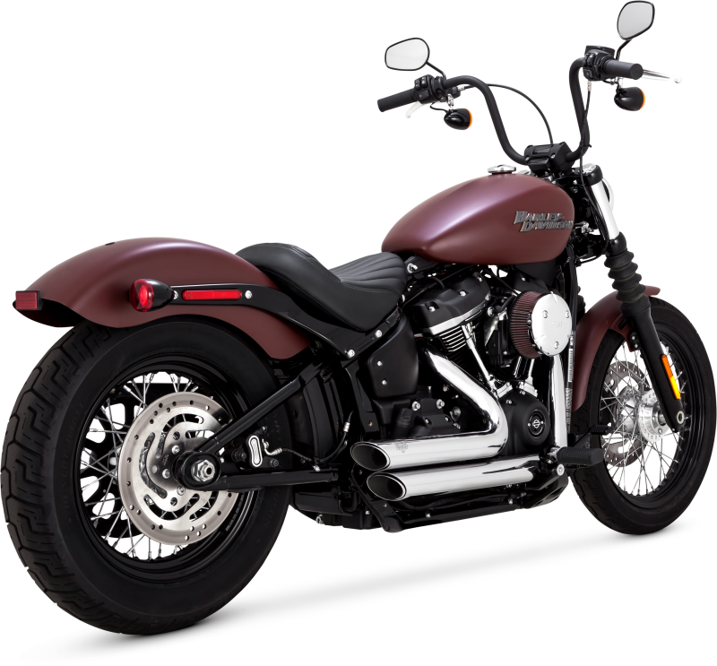 Vance & Hines 17333 Shortshots PCX Exhaust Chrome for 2018-2024 Harley-Davidson Softail