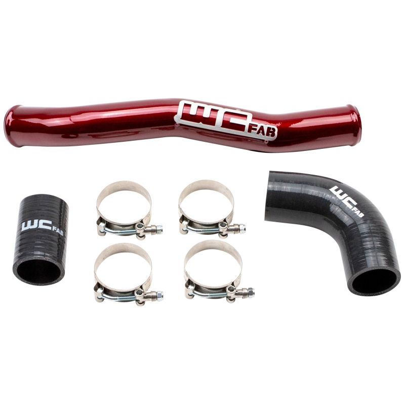 Wehrli Custom Fabrication WCF100541-RED Upper Coolant Pipe WCFab Red for 2020-2026 Chevrolet Silverado / GMC Sierra 2500 HD / 3500 HD 6.6L L5P Duramax