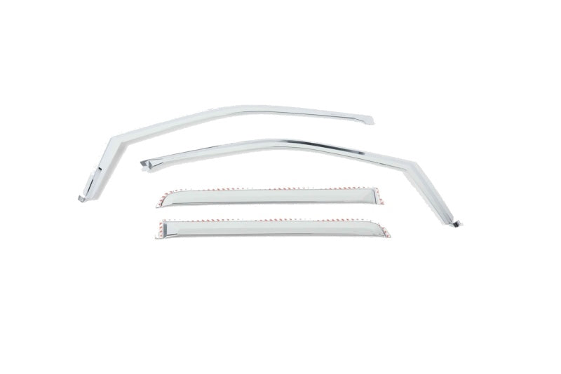 Putco for 2017-2020 Ford Super Duty - Crew Cab (Set of 4) Element Chrome Window Visors