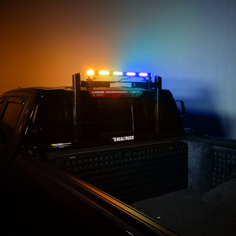 Putco for Universal 24in Tri Color Hornet Light (Amber/Blue/White) - LED Stealth Rooftop Strobe Bar