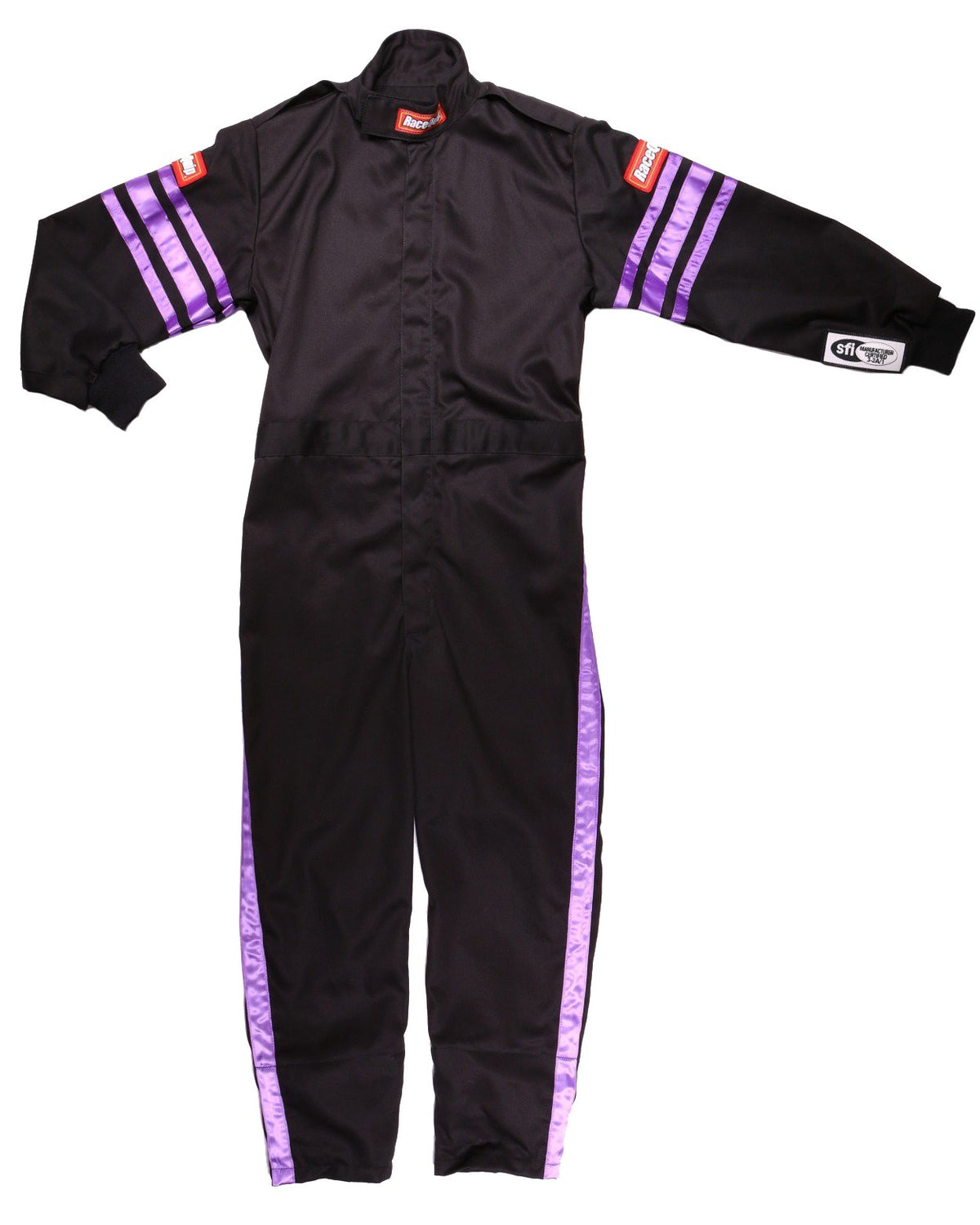 RaceQuip 1950591 Purple Trim SFI-1 Junior Suit - Kids XS