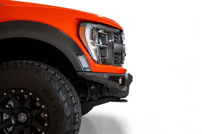 Addictive Desert Designs for 2021+ Ford Raptor Bomber Front Bumper w/ 4 Rigid 360 6in Light Mounts