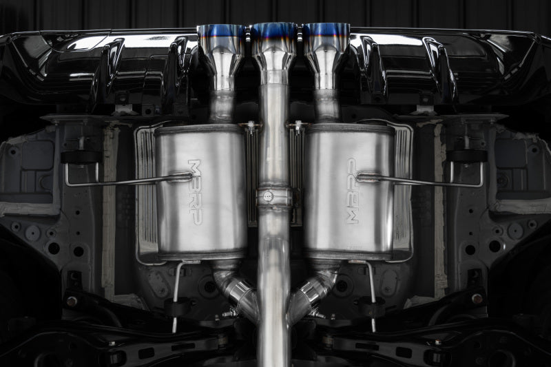 MBRP Integra Type-R 3in Cat-Back Triple Center Outlet Exhaust with Burnt