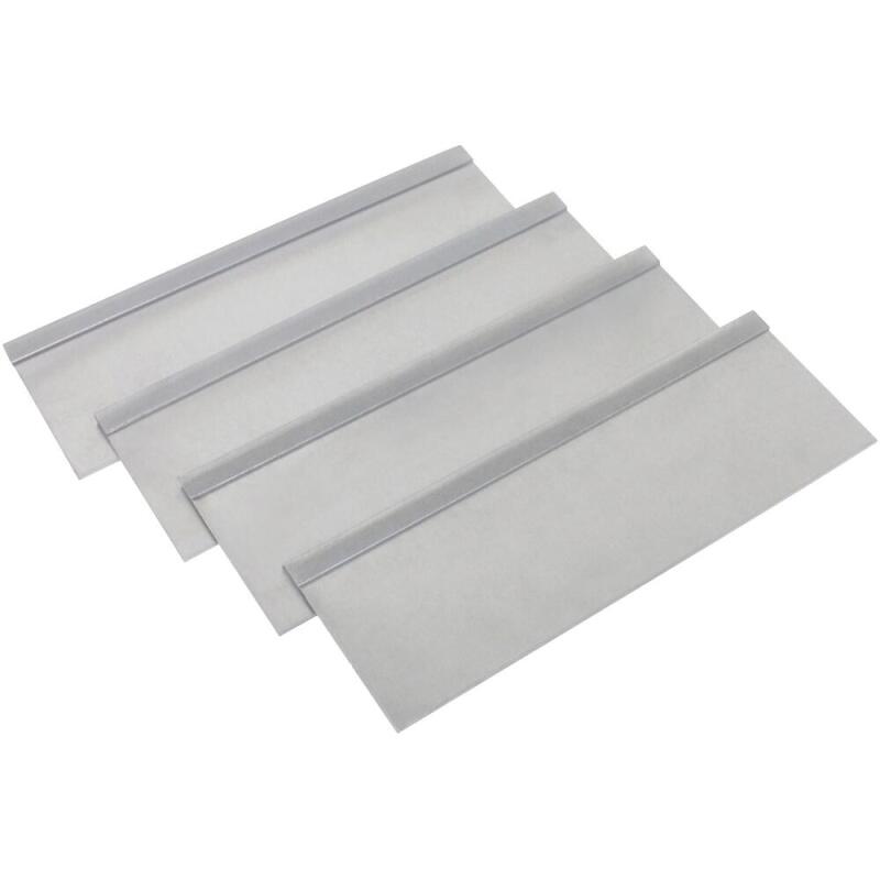 Westin 80-TR11 Brute 9 in x 15 in tray with 4 Silver Aluminum Dividers Yellow