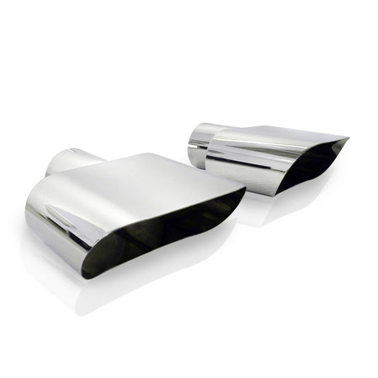 Stainless Works for Wide Oval Challenger R/T 2-1/2in Inlet Tips (priced per pair)