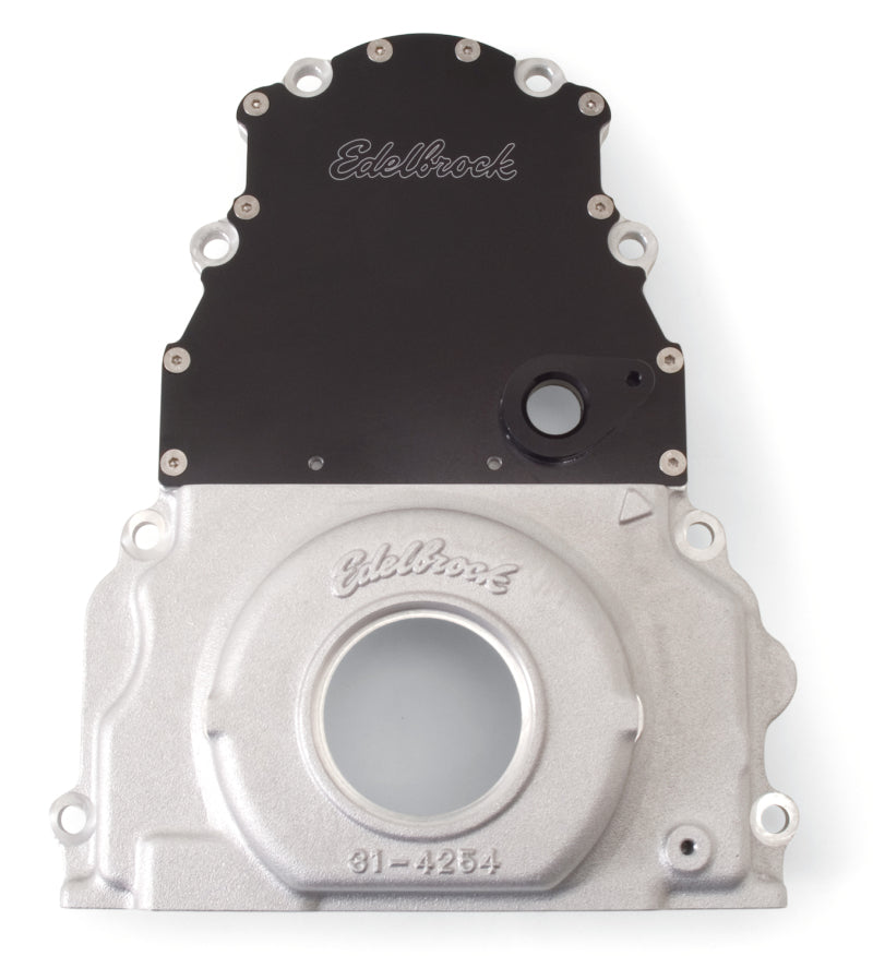 Edelbrock 4255 Timing Cover 2-Piece for GM Gen 4 LS-Series