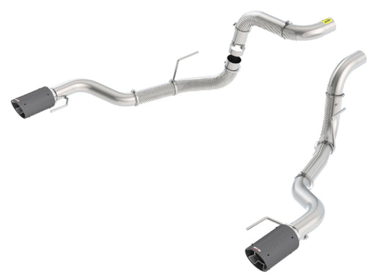 Borla 60640CFBA 2017 Ford Raptor 3.5L AT RWD CC Short Bed/EC Standard Bed 3in Tailpipe Assembly w/ CF Tips - #60640CFBA