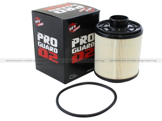 aFe ProGuard D2 Fluid Filters Fuel F/F FUEL Ford Diesel Trucks 11-16 V8-6.7L (td) - #44-FF014E