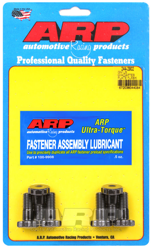 ARP 244-2902 for GM LS with adapter Plate Flexplate Bolt Kit