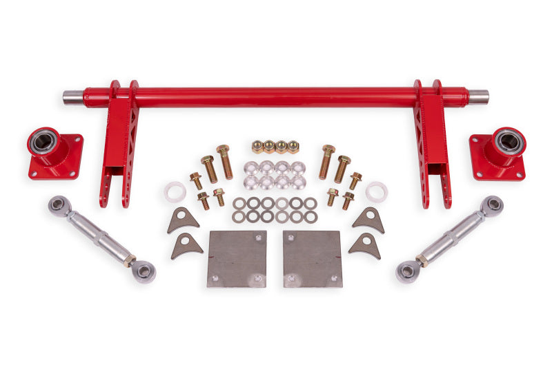 BMR 1979-2004 Ford Mustang 1.375in Rear Weld-on Anti-roll Bar Kit Hollow - Red