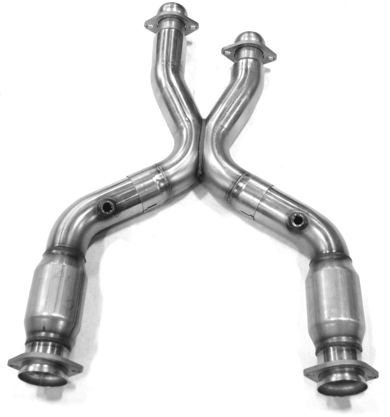 Kooks 11203250 for 1999-2004 Ford Mustang GT / Cobra 3in In x 2 1/2in OEM Out Cat SS X Pipe Kooks HDR Req