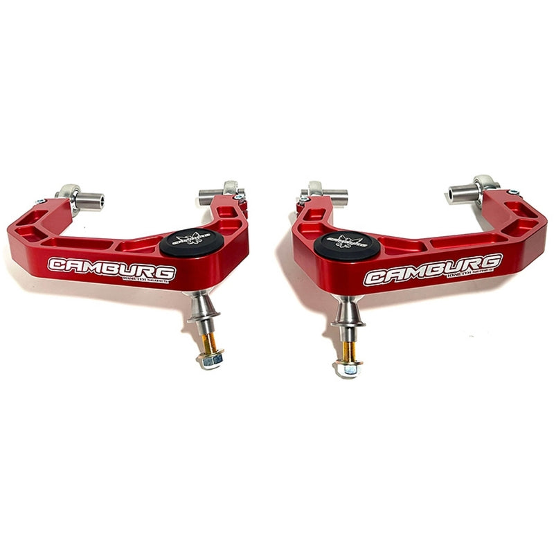 Camburg Engineering CAM-110214-RED KINETIK Billet Uniball UCA Red for 2021-2025 Ford Bronco (Excluding Raptor)