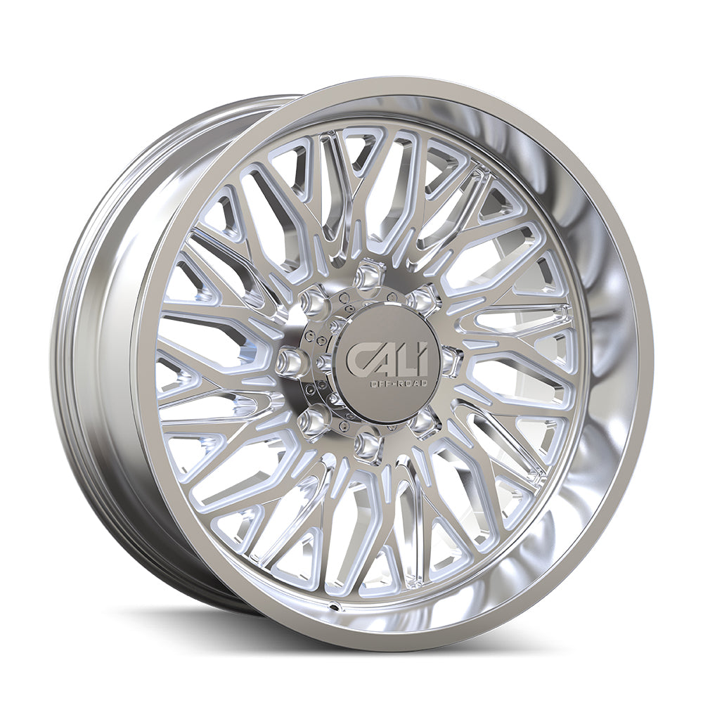 Cali Off-Road Crusher 9118 22x10 8x170 -19mm Polished Wheel 9118-22170P