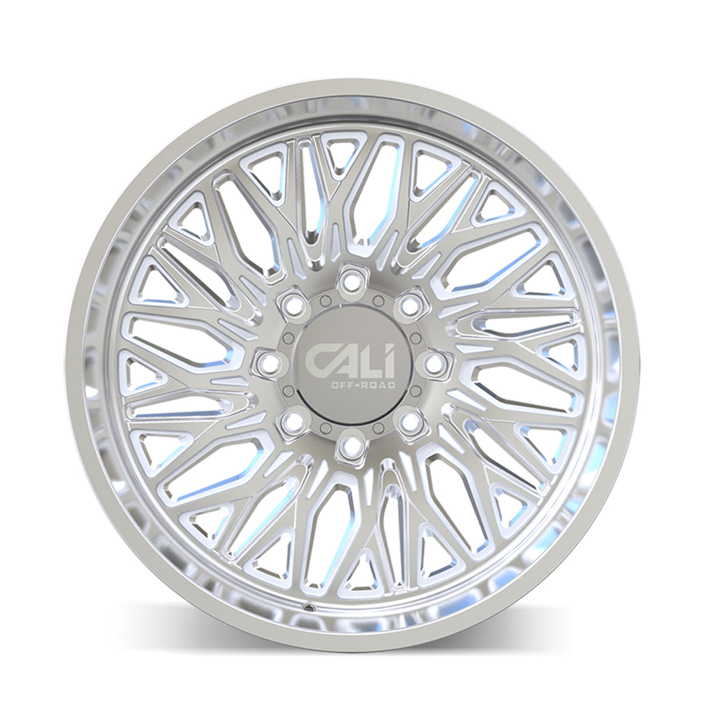 Cali Off-Road Crusher 9118 22x10 8x165.1 -19mm Polished Wheel 9118-22181P