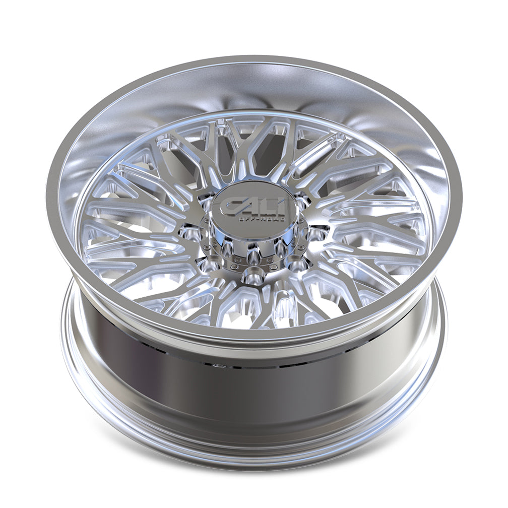 Cali Off-Road Crusher 9118 22x10 8x180 -19mm Polished Wheel 9118-22178P
