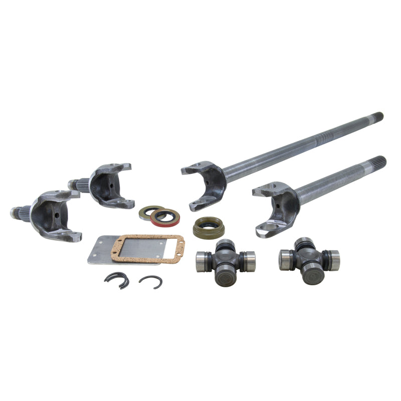 Yukon Gear & Axle YA W26014 Front 4340 Chrome-Moly Replacement Axle Kit For 85-88 Ford / Dana 60 w/ 35 Splines