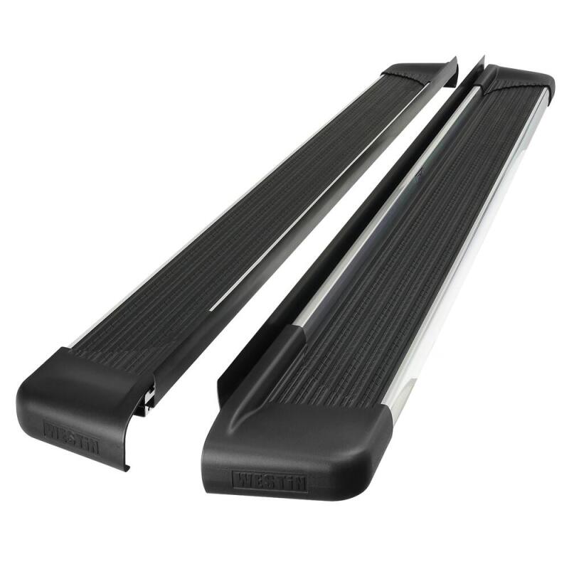 Westin 27-64730 SG6 Polished Aluminum Running Boards 79 in Polished