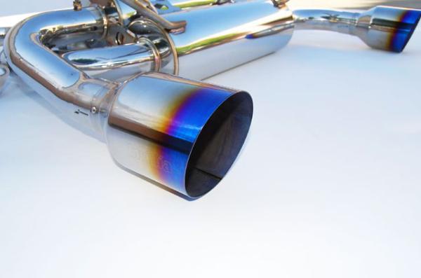 Invidia HS07IG7GIT 07-13 Infiniti G37 Coupe Gemini Single Layer Titanium tip Cat-back Exhaust