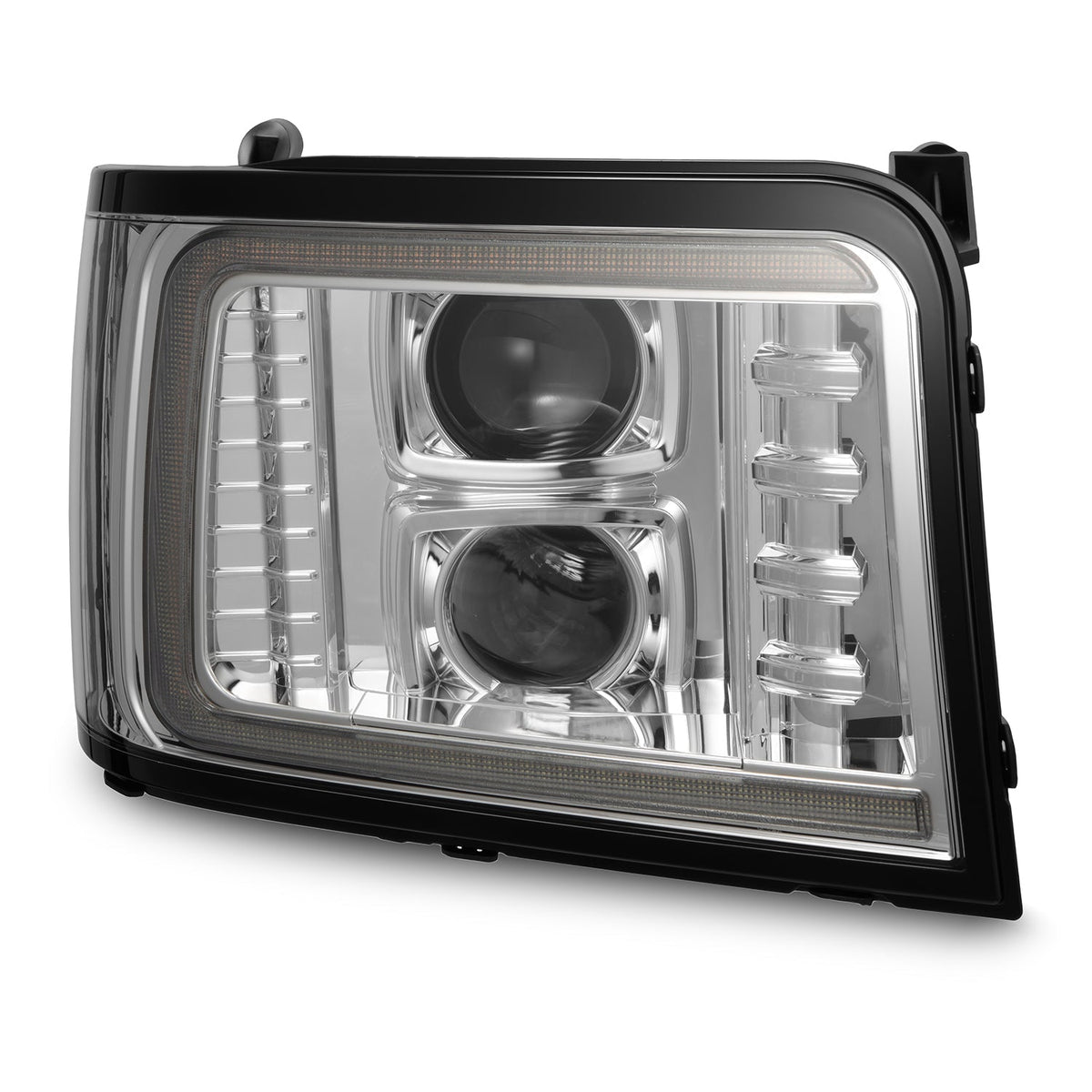 AlphaRex 880379 Projector Headlights, Chrome with Activation Light, Sequential Signal
