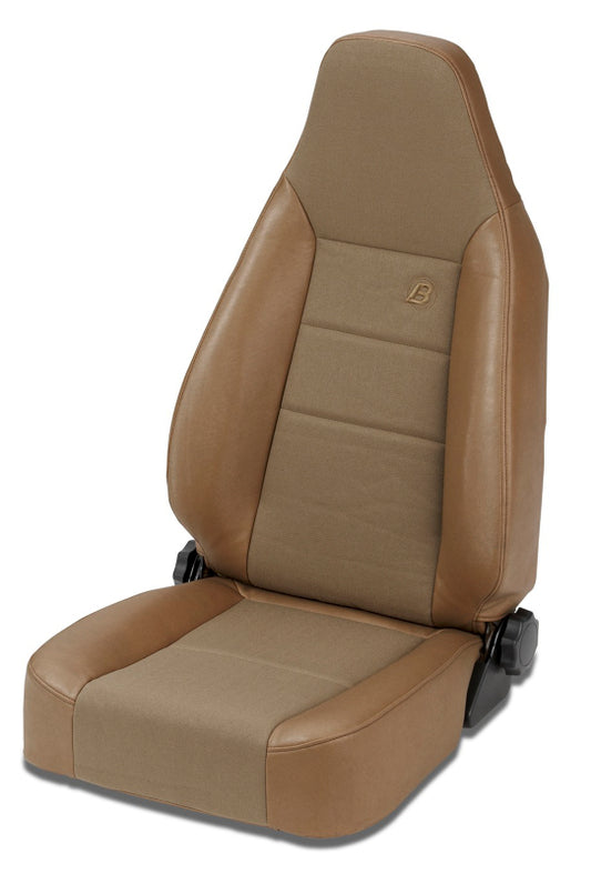Bestop 76-86 Jeep Cj7 Front Trailmax II Sport Seat (Center Fabric Insert Spice)