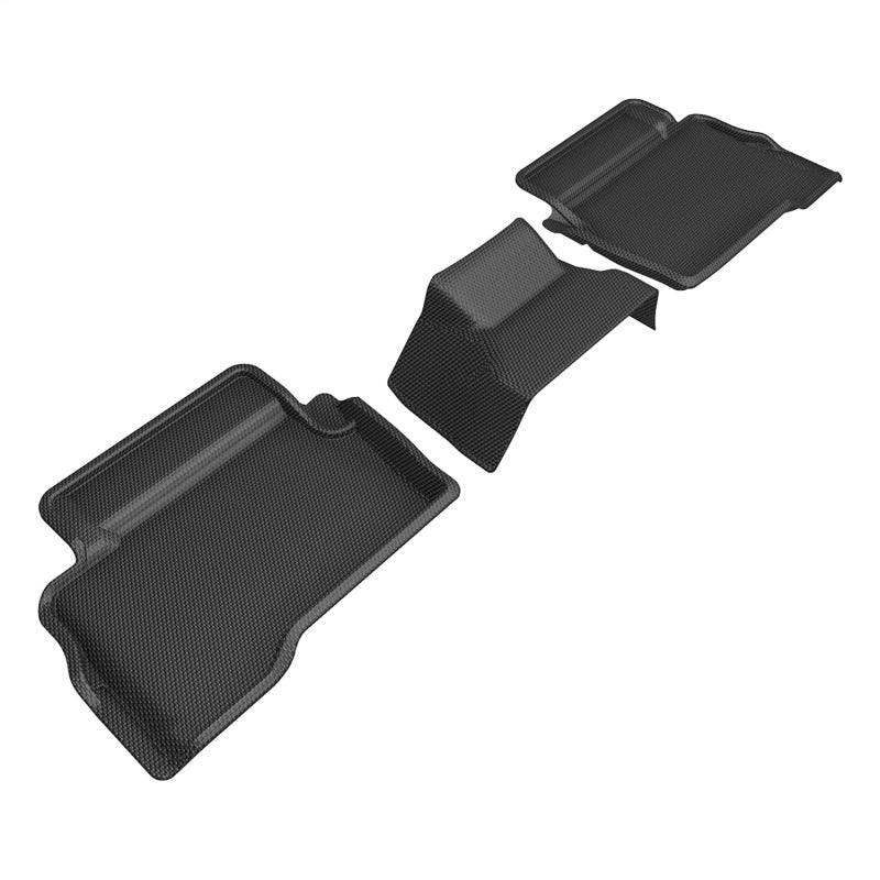 3D MAXpider Kagu Rear Floor Mats for 2024 Toyota Tacoma (Double Cab)