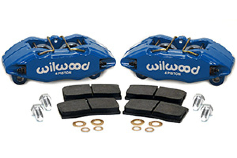 Wilwood DPHA Front Caliper & Pad Kit Blue Honda / Acura w/ 262mm OE Rotor - #140-13029-CB