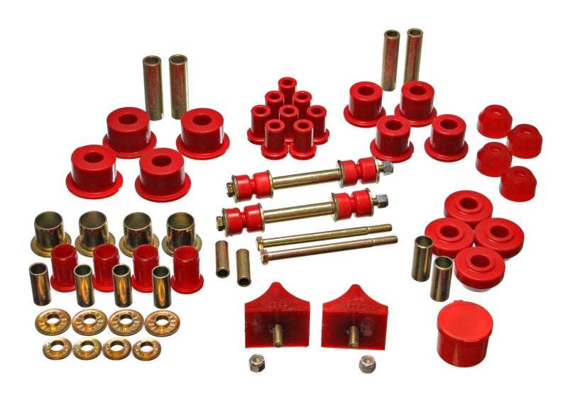 Energy Suspension for 66-76 A Body - Dart Red Hyper-Flex Bushing Se 5.18104R