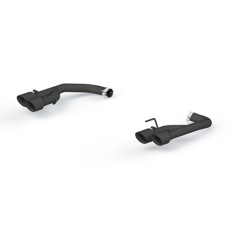 MBRP Mustang GT 2.5in Black Coated Non Active Dual Axle Back Exhaust